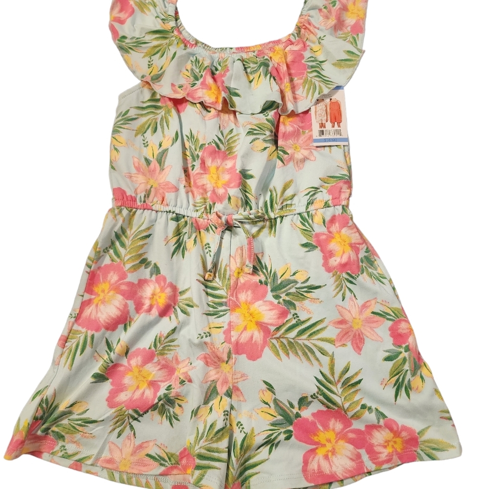 Zunie Floral Romper Sundress